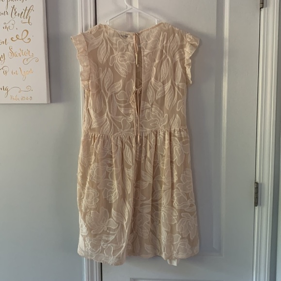 Suncoo Paris Serlie Robe Carry Lace Embroidered Dress Being Size T2/M ruffle - Picture 9 of 16